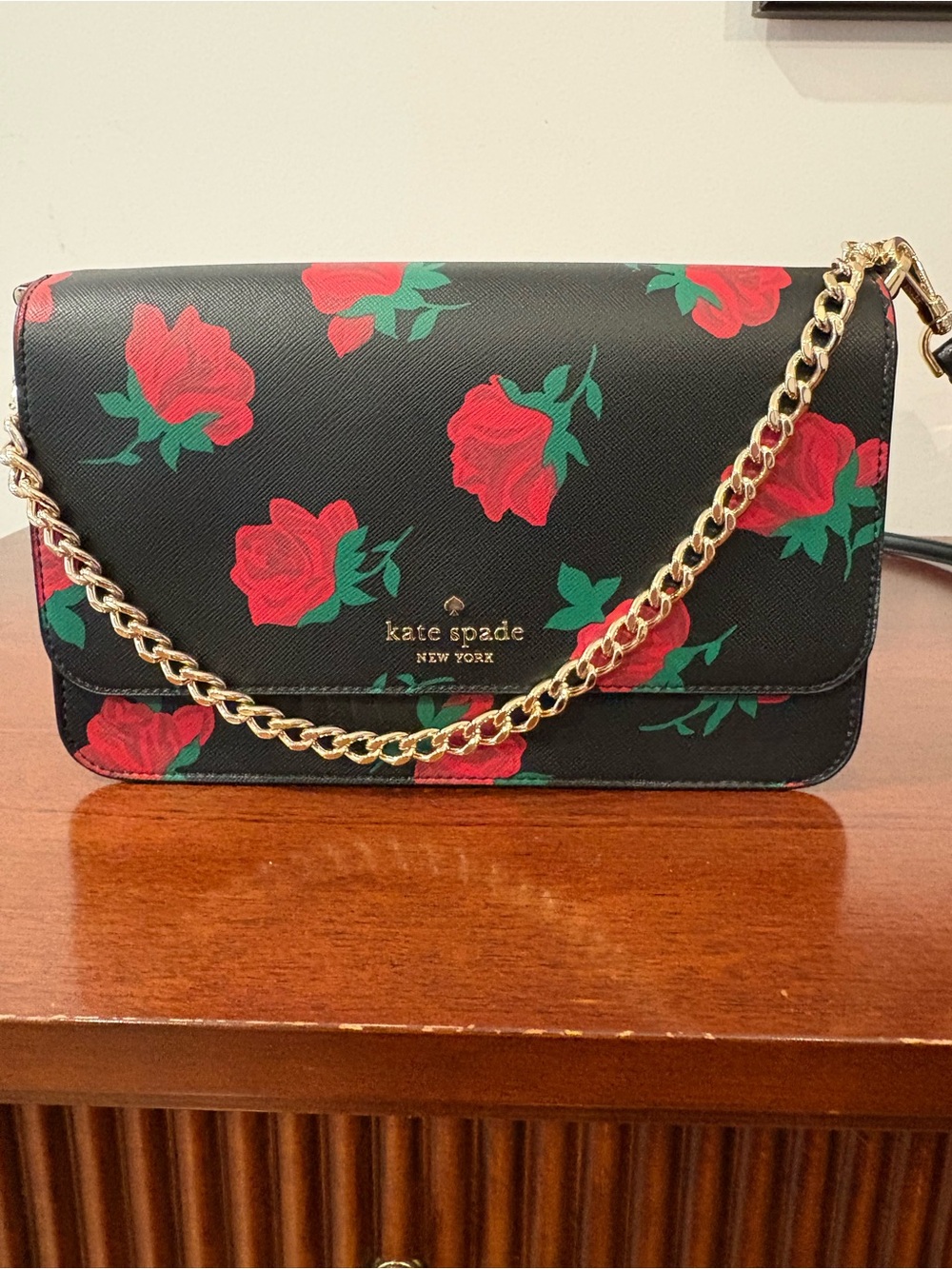 Kate Spade Madison Rose Toss Floral Crossbody KE534